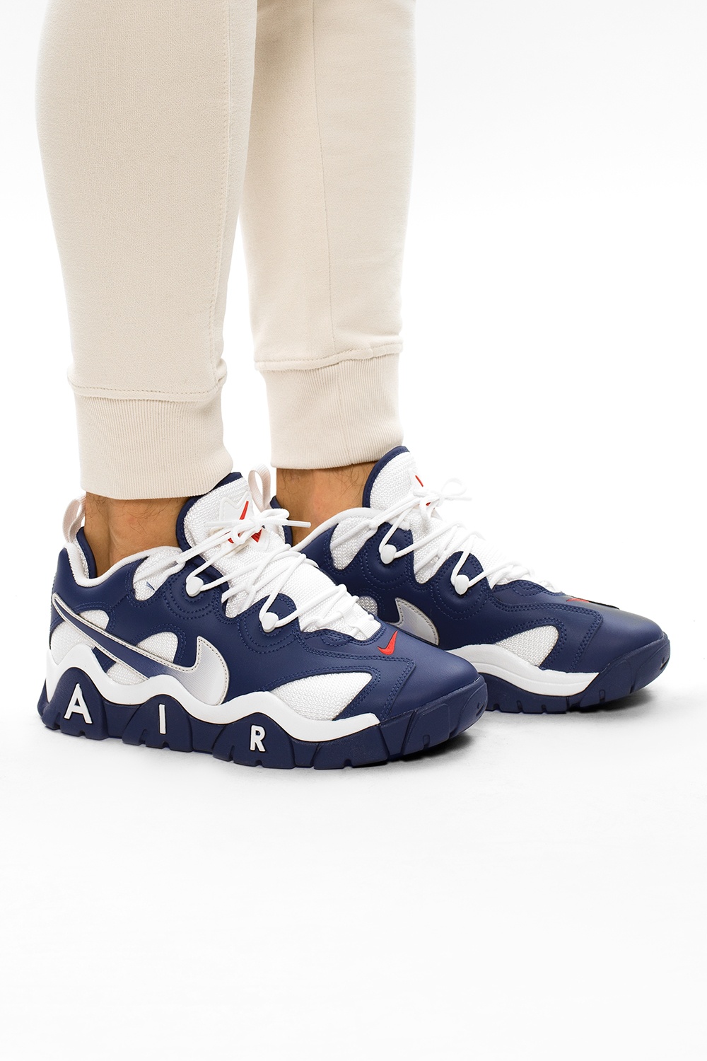 Navy blue 'Air Barrage Low' sneakers Nike - Vitkac GB